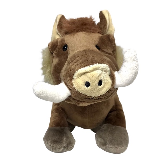 GANZ Webkinz Warthog Plush Toy Retired HM446  ~No Code~ - Picture 5 of 14